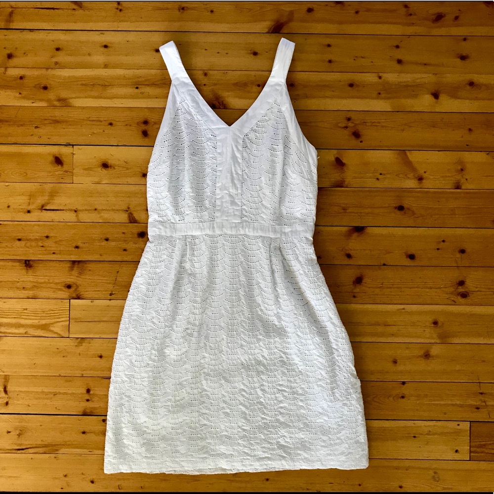 White Eyelet Dress